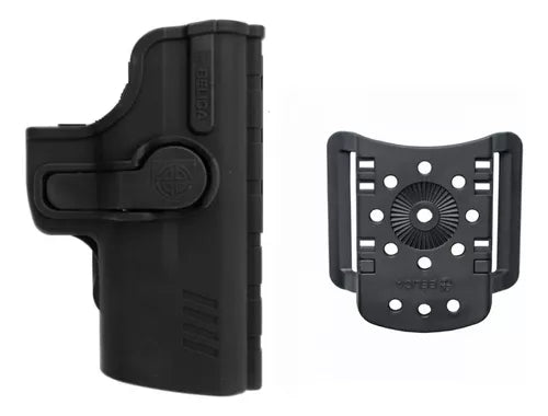 Coldre de Polímero Taurus/Imbel/Beretta para Cintura ou Colete/modular (Canhoto ou Destro)- Bélica®
