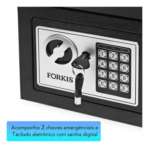 Cofre Digital Eletrônico para Armas com Senha e Chave