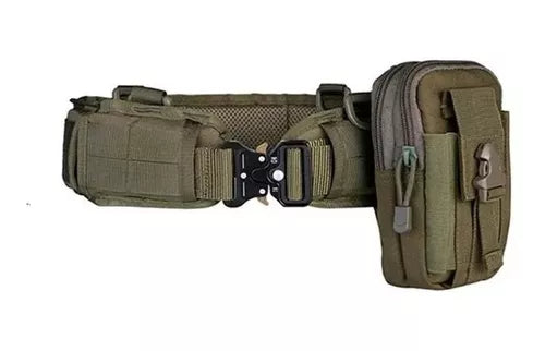 Cinto Modular De Guarnição Sistema Molle + Bolsa Tática