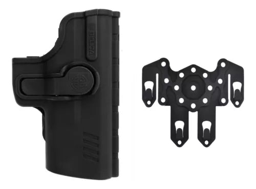 Coldre de Polímero Taurus/Imbel/Beretta para Cintura ou Colete/modular (Canhoto ou Destro)- Bélica®