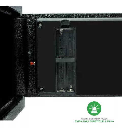 Cofre Eletrônico Com Senha/chave Aço