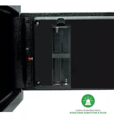 Cofre Eletrônico Com Senha/chave Aço