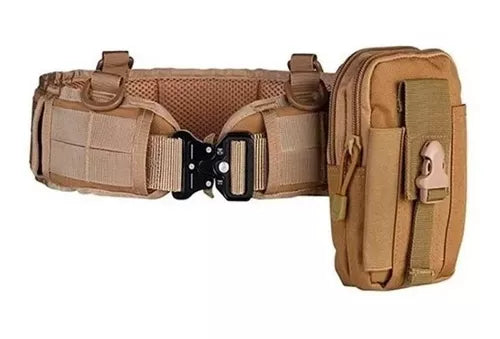 Cinto Modular De Guarnição Sistema Molle + Bolsa Tática
