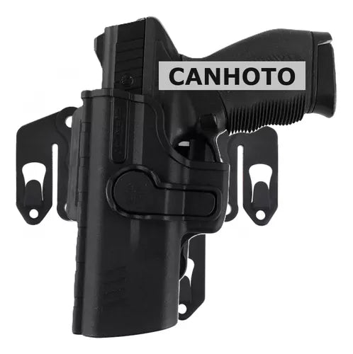 Coldre de Polímero Taurus/Imbel/Beretta para Cintura ou Colete/modular (Canhoto ou Destro)- Bélica®