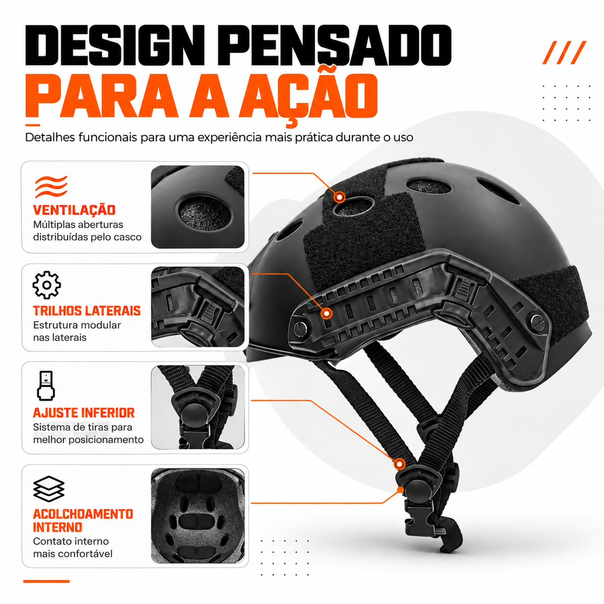 Capacete Tático Combat®