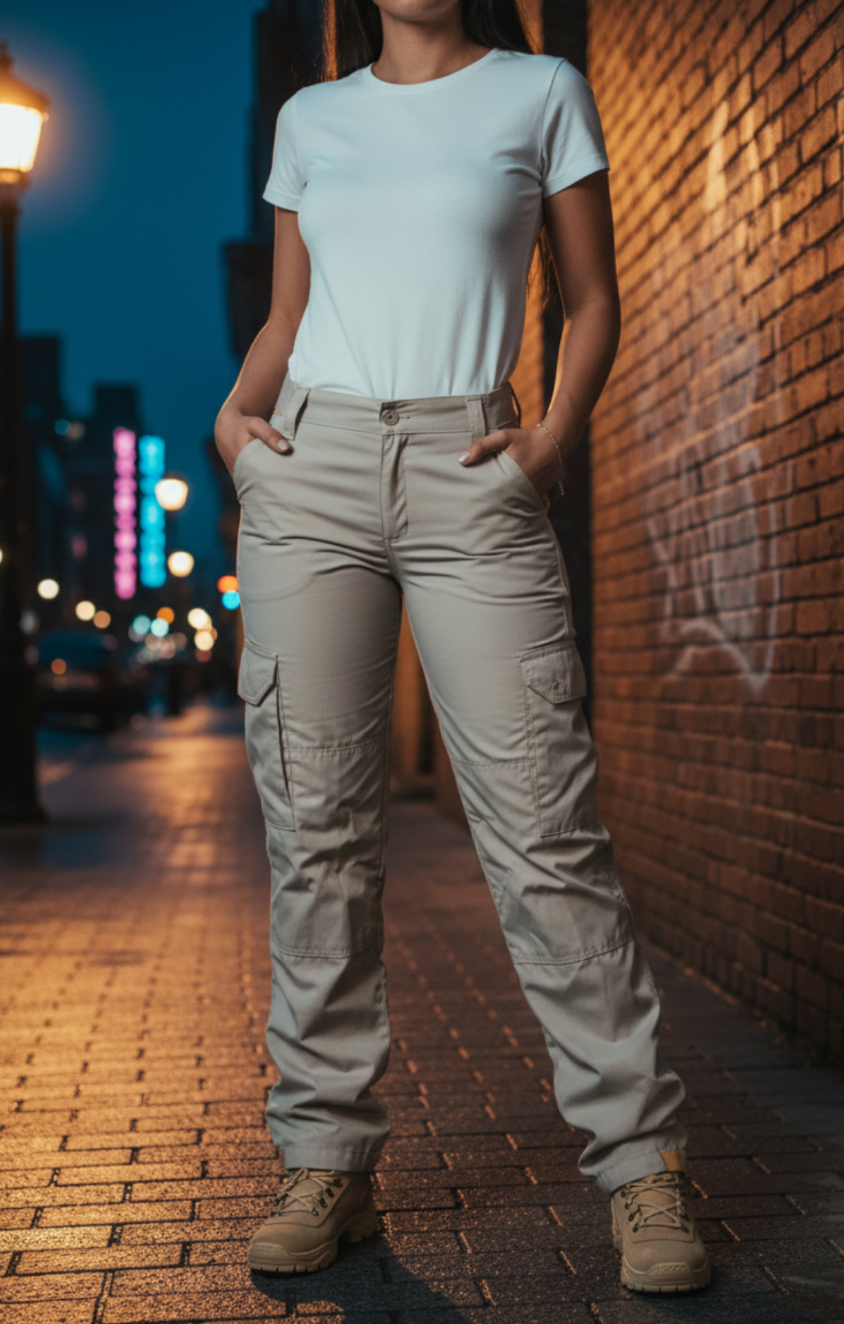 Calça Tática Feminina Thunder® - Cáqui