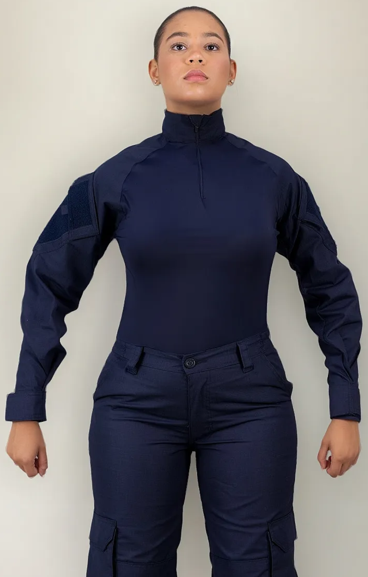 Combat Shirt Feminina Military - Azul Marinho