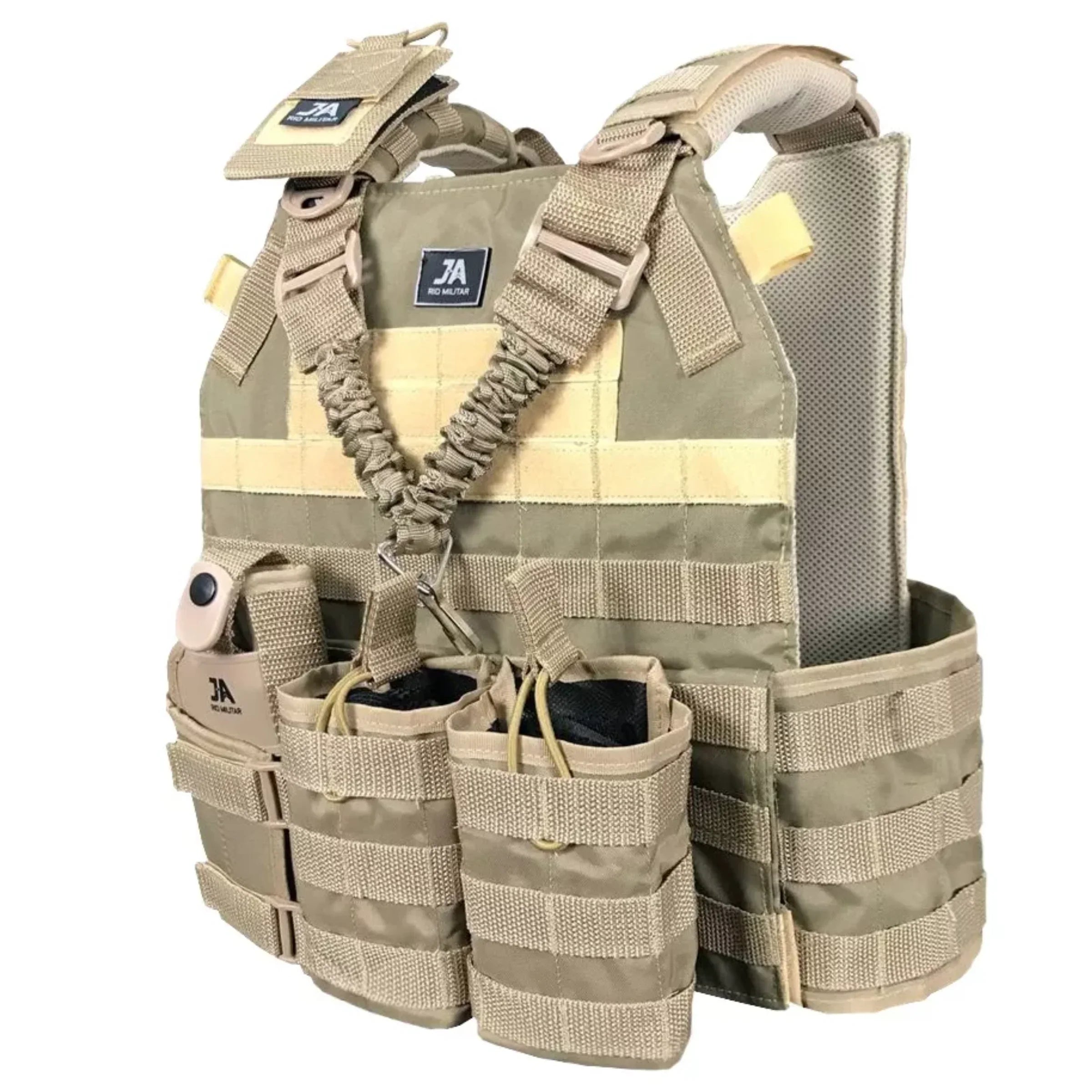 Capa de Colete Modular Plate Carrier B.O.P.E. - Cáqui