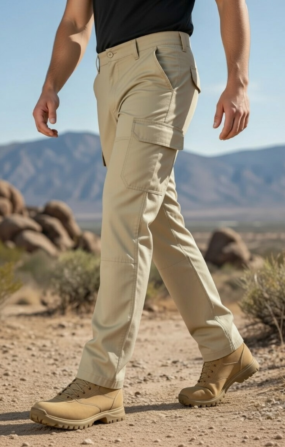 Calça Tática Military® - Cáqui