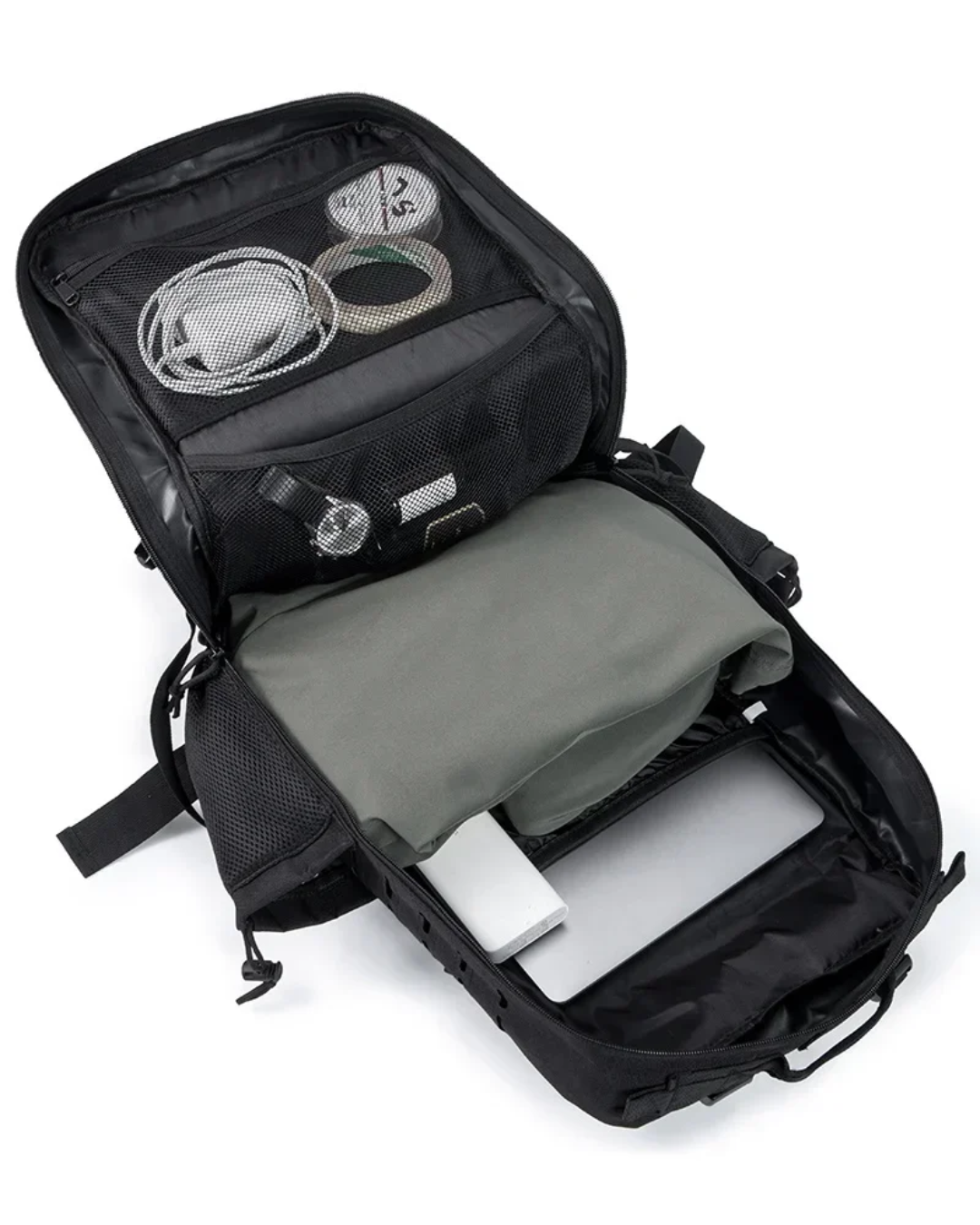 Mochila Nomad 50 Litros - Preto e Vermelho
