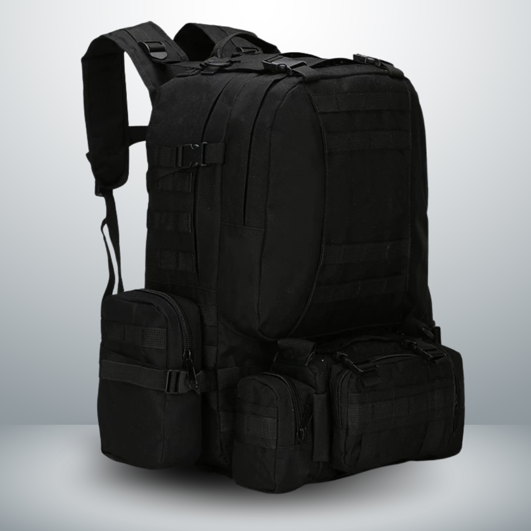 Mochila Militar Armor 65 Litros - Preta