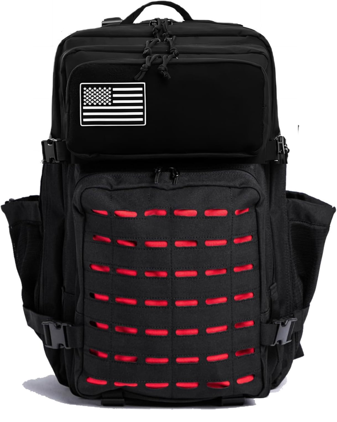 Mochila Nomad 50 Litros - Preto e Vermelho
