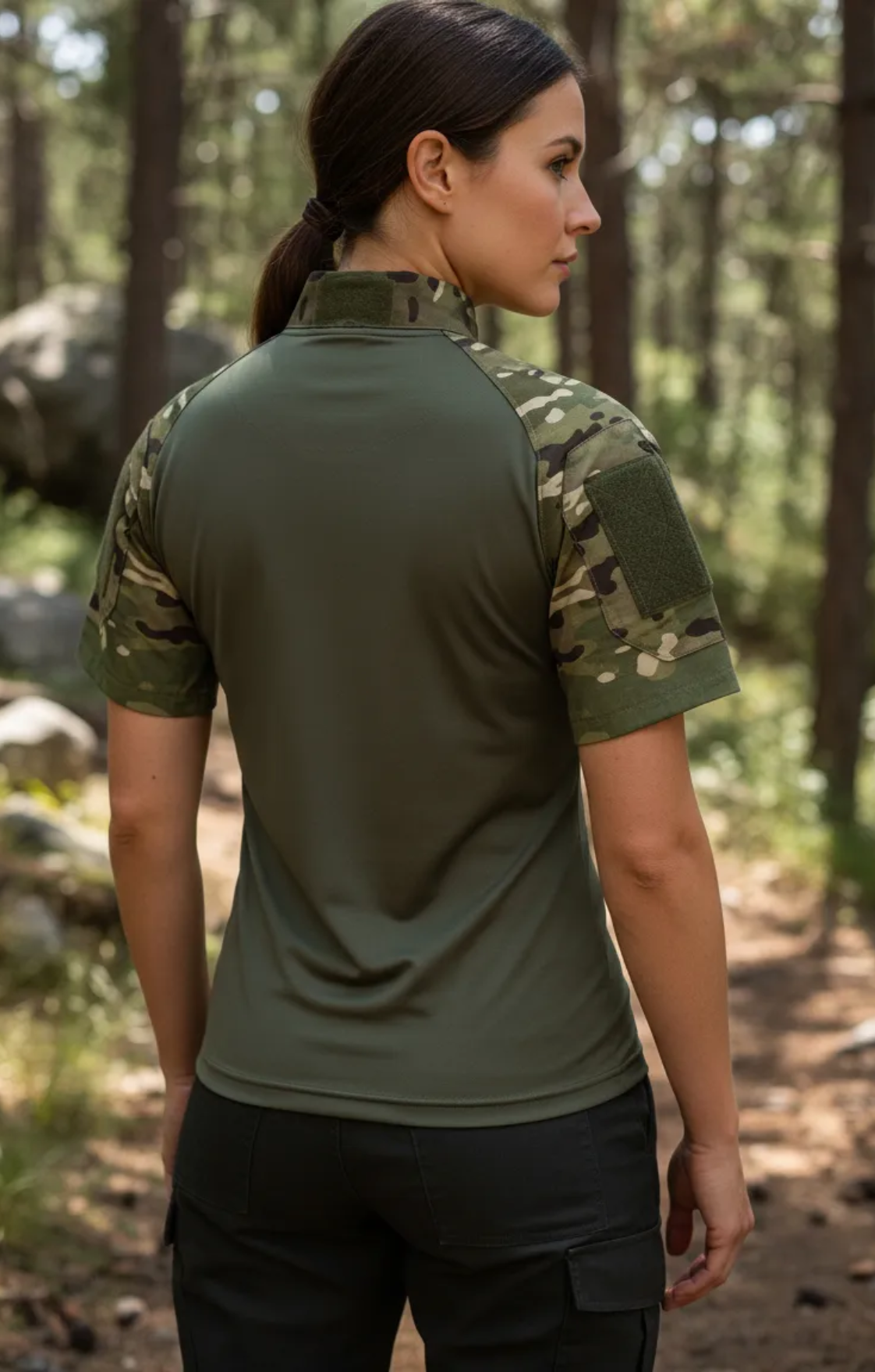 Combat Shirt Feminina - Manga Curta