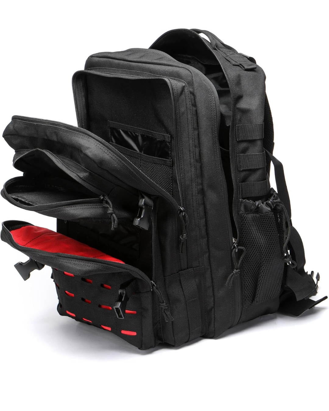 Mochila Nomad 50 Litros - Preto e Vermelho