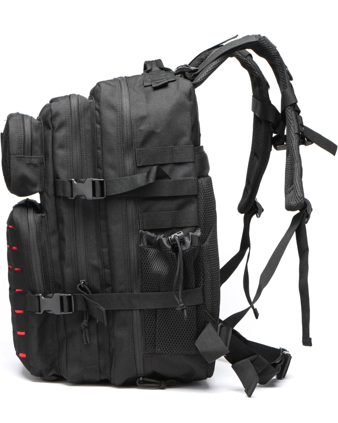 Mochila Nomad 50 Litros - Preto e Vermelho