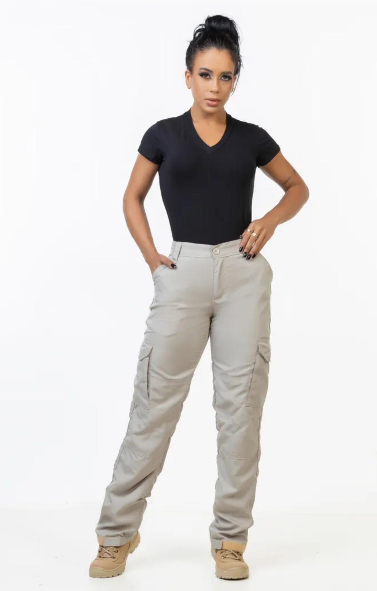 Calça Tática Feminina Thunder® - Cáqui