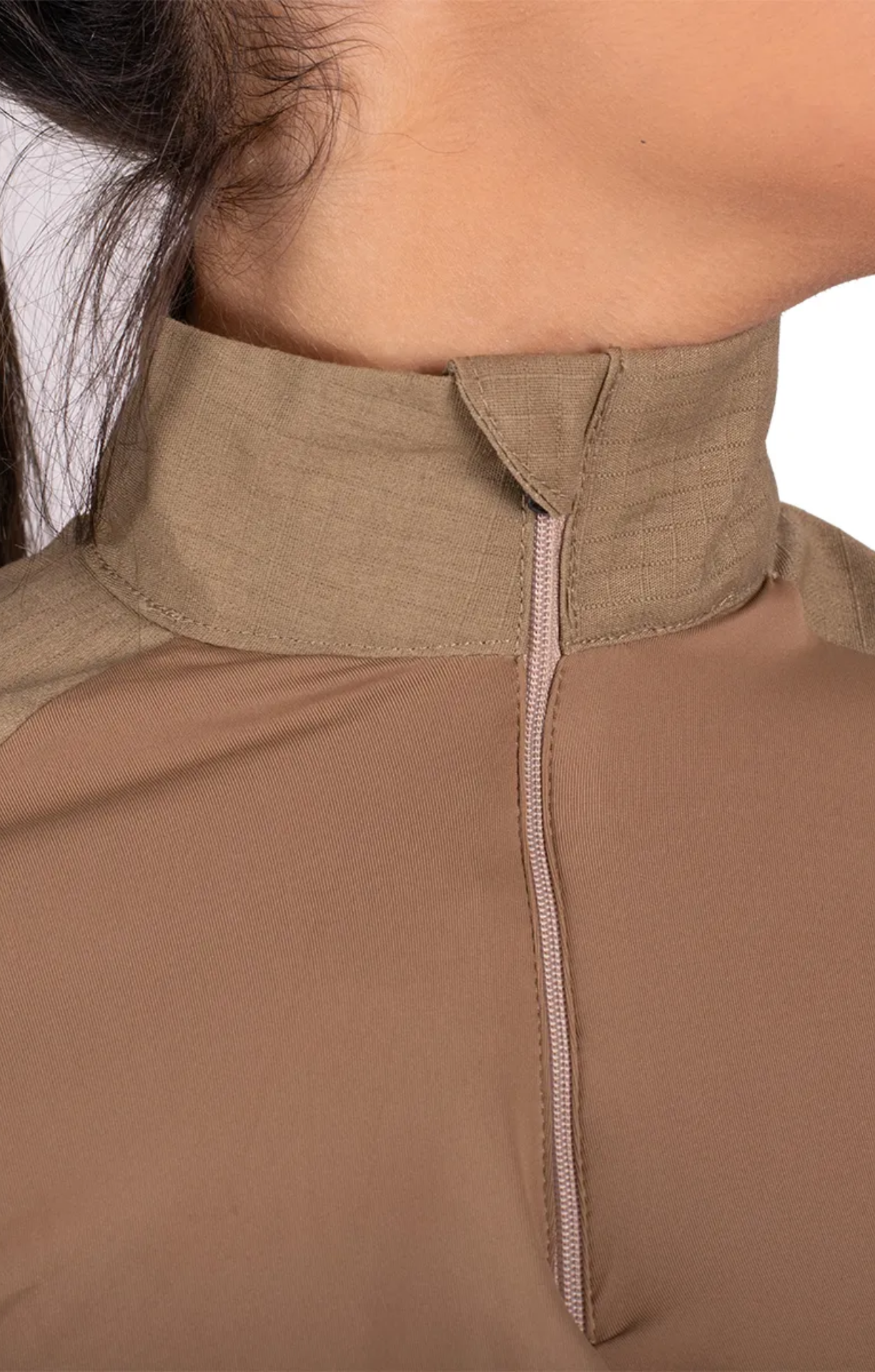Combat Shirt Feminina Military - Cáqui