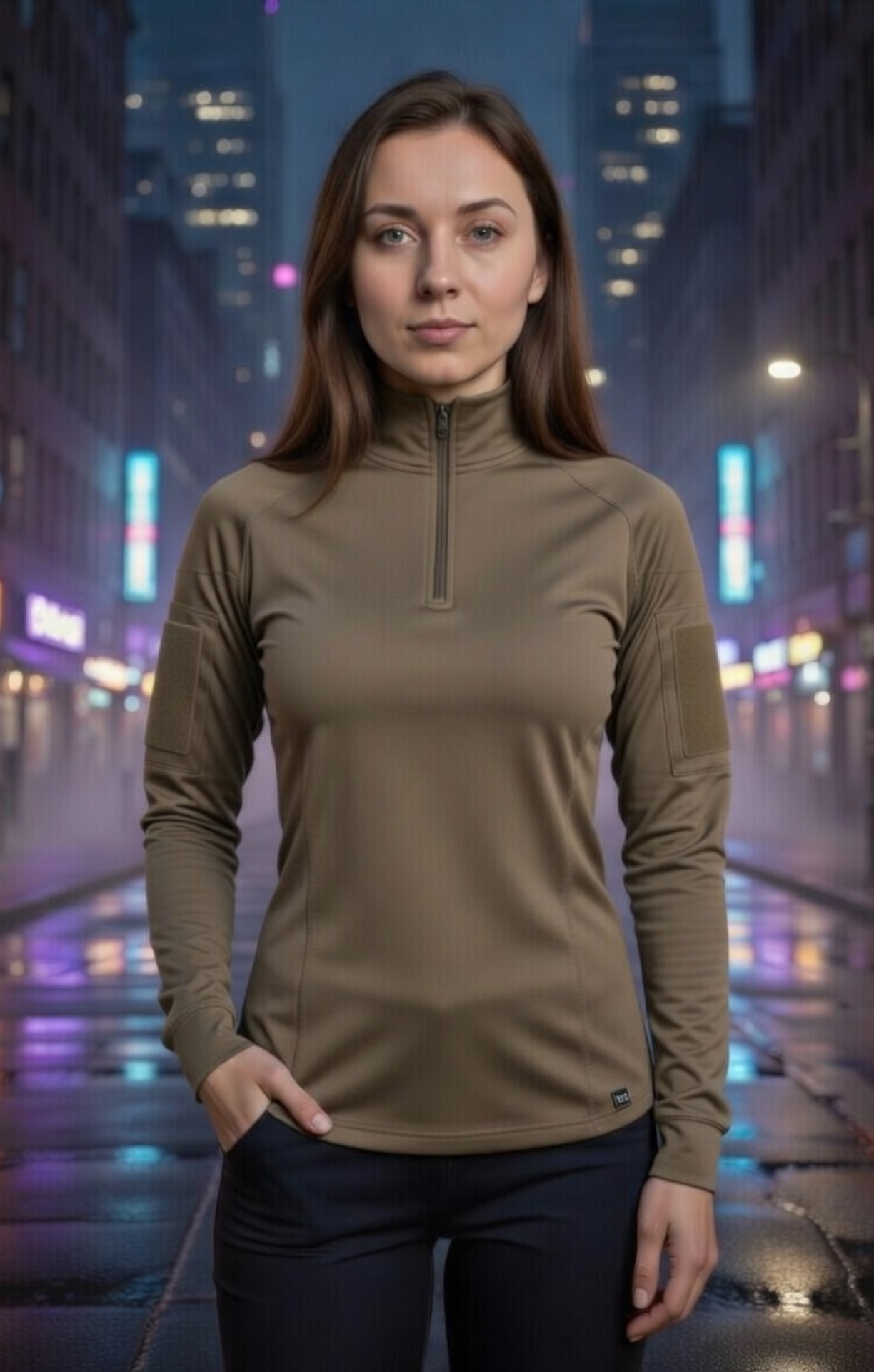 Combat Shirt Feminina Bélica® - Cáqui