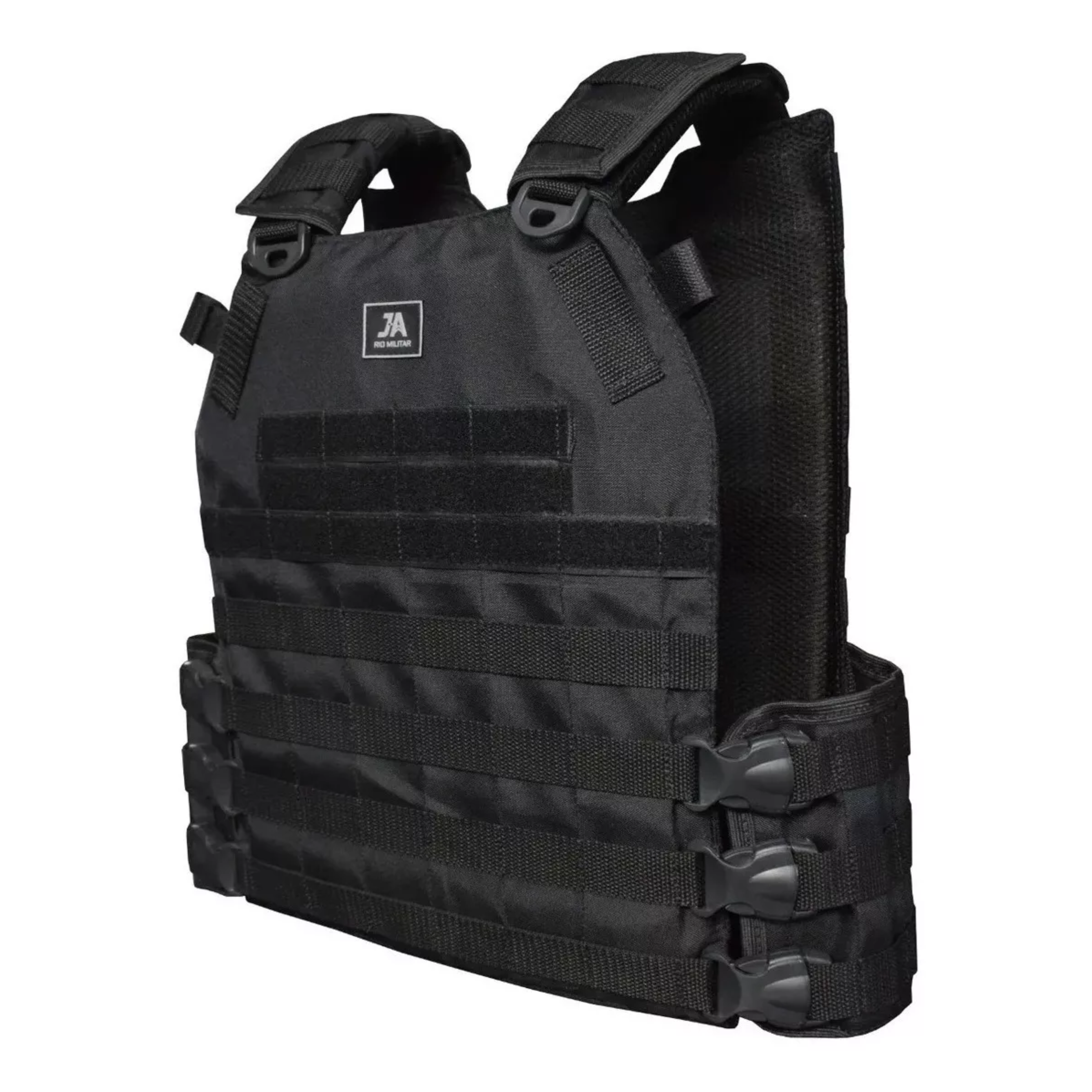 Capa de Colete Plate Carrier Modular J.A. - Preto