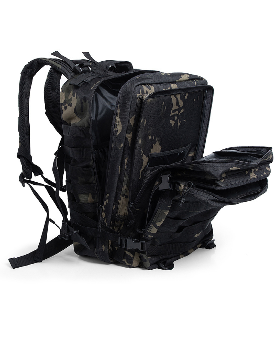 Mochila Tática Outdoor 50 Litros - Multicam Black