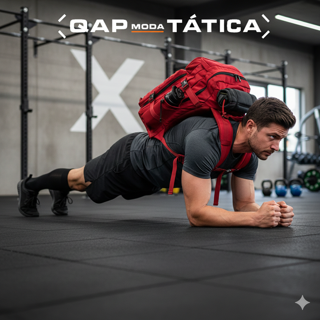 Mochila Nomad® 50 Litros - Vermelha