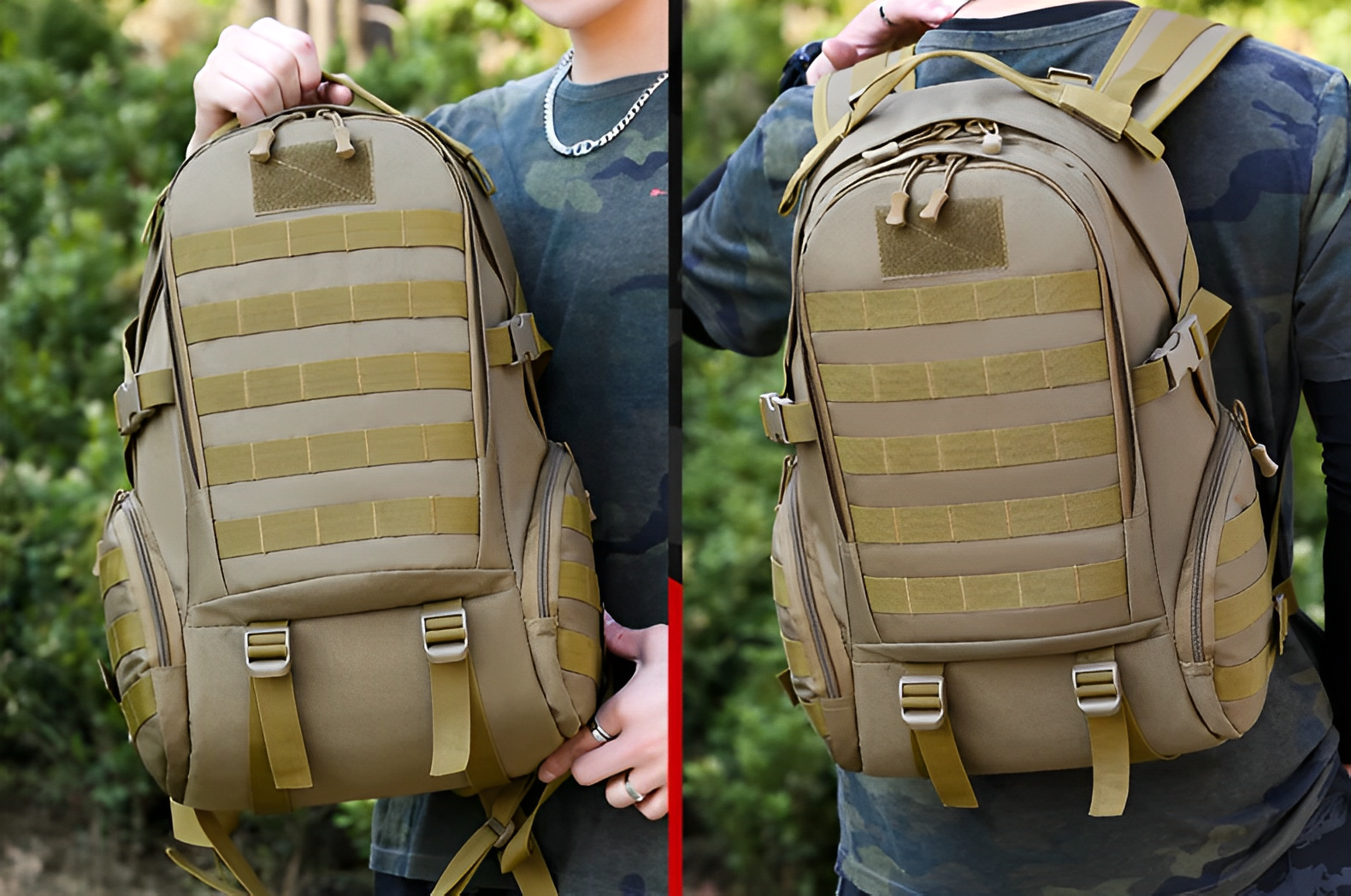 Mochila Tática Hornet® - Cáqui
