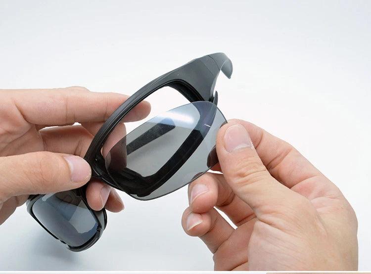 Óculos Táticos Polarizados com Lentes Intercambiáveis Deisy X ® - 3 Opções de Lentes Inclusas