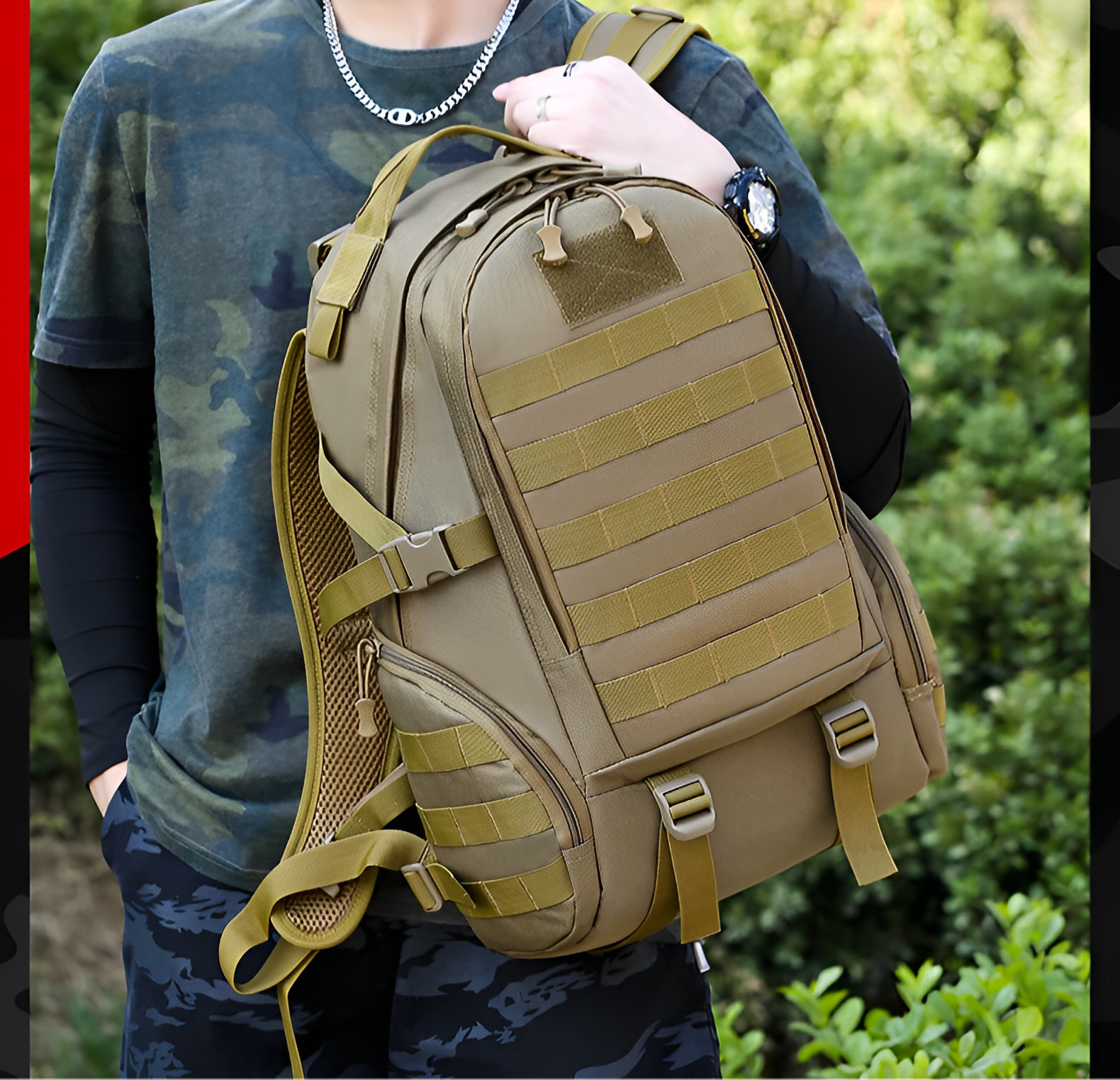Mochila Tática Hornet® - Cáqui
