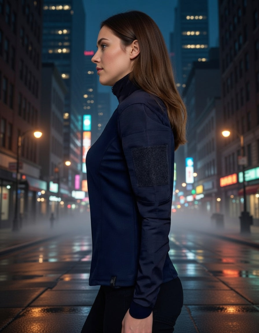 Combat Shirt Feminina Bélica® - Azul Marinho