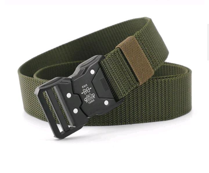 Cinto Tático de Fibra de Poliéster Ajustável com Engate Rápido - 125cm