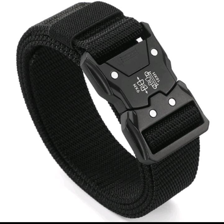 Cinto Tático de Fibra de Poliéster Ajustável com Engate Rápido - 125cm