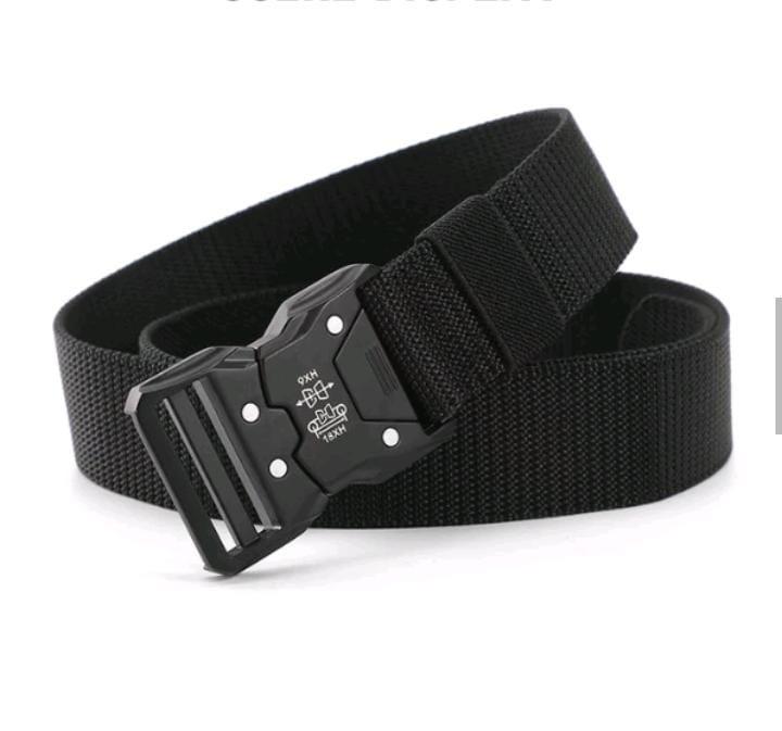 Cinto Tático de Fibra de Poliéster Ajustável com Engate Rápido - 125cm