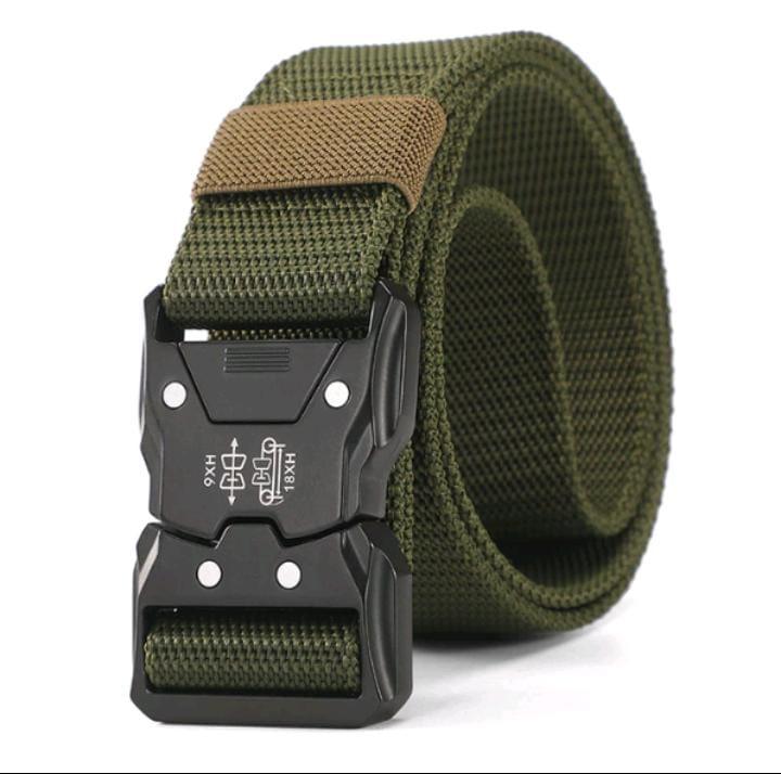 Cinto Tático de Fibra de Poliéster Ajustável com Engate Rápido - 125cm