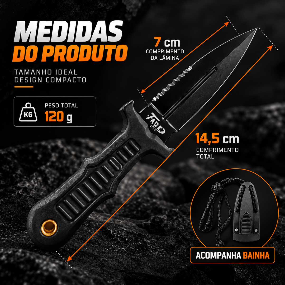 Faca de Pescoço Shadow