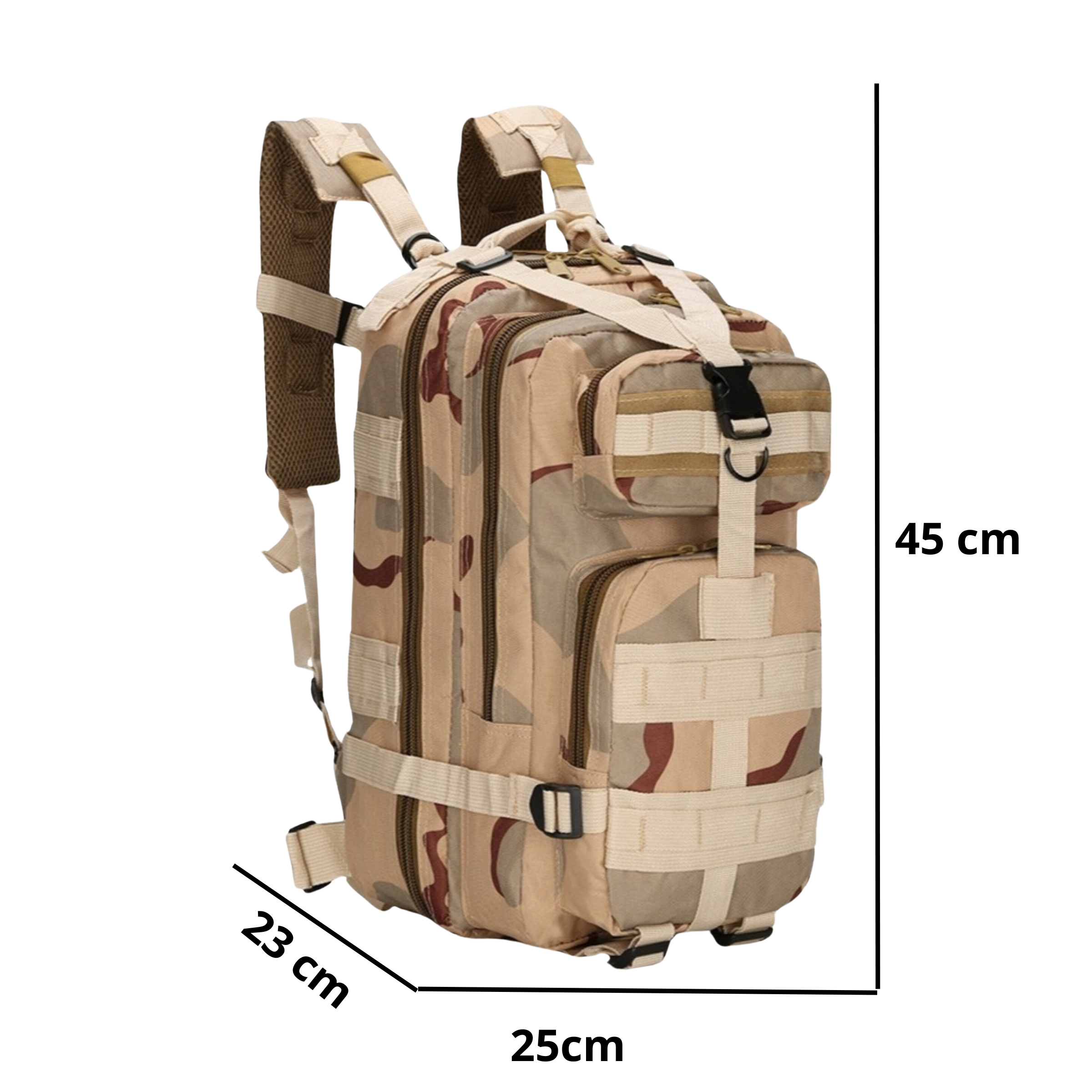 Mochila Tática 30 Litros Outdoor® - Desert