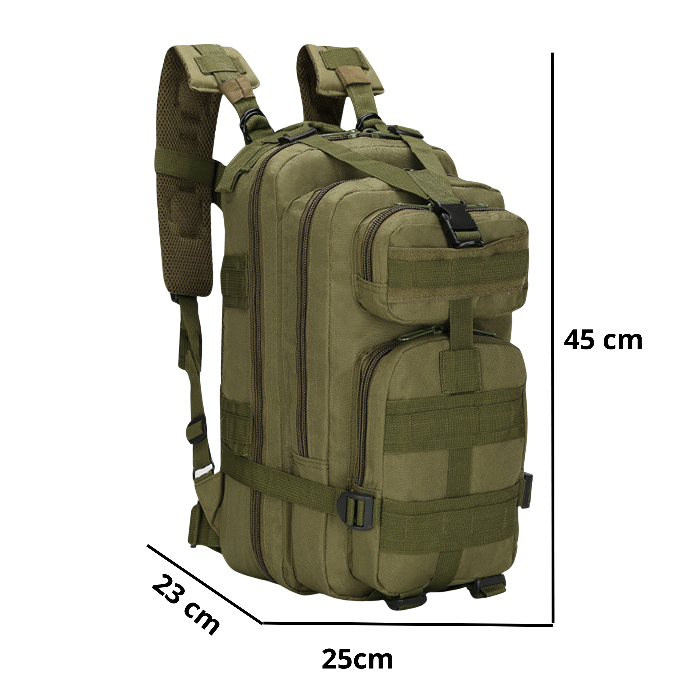 Mochila Tática 30 Litros Outdoor® - Verde Oliva