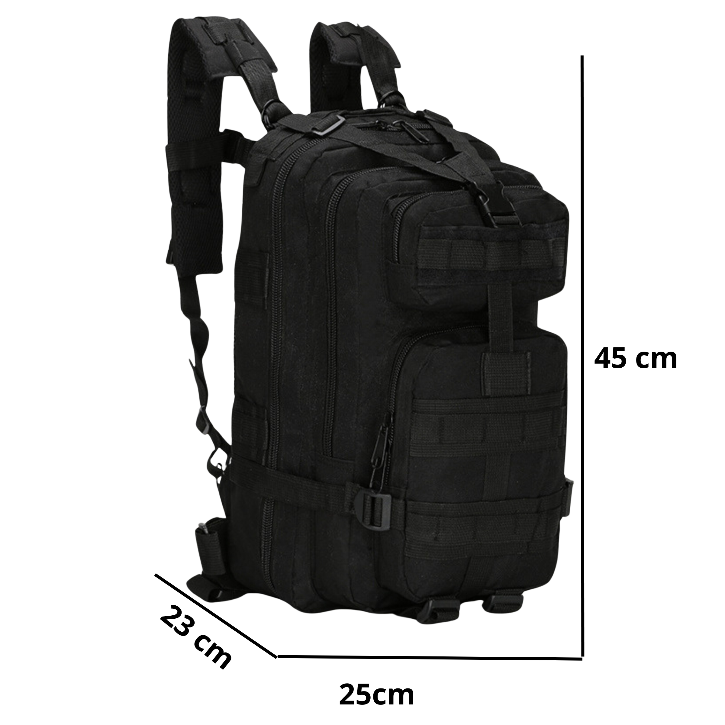 Mochila Tática 30 Litros Outdoor® - Preta