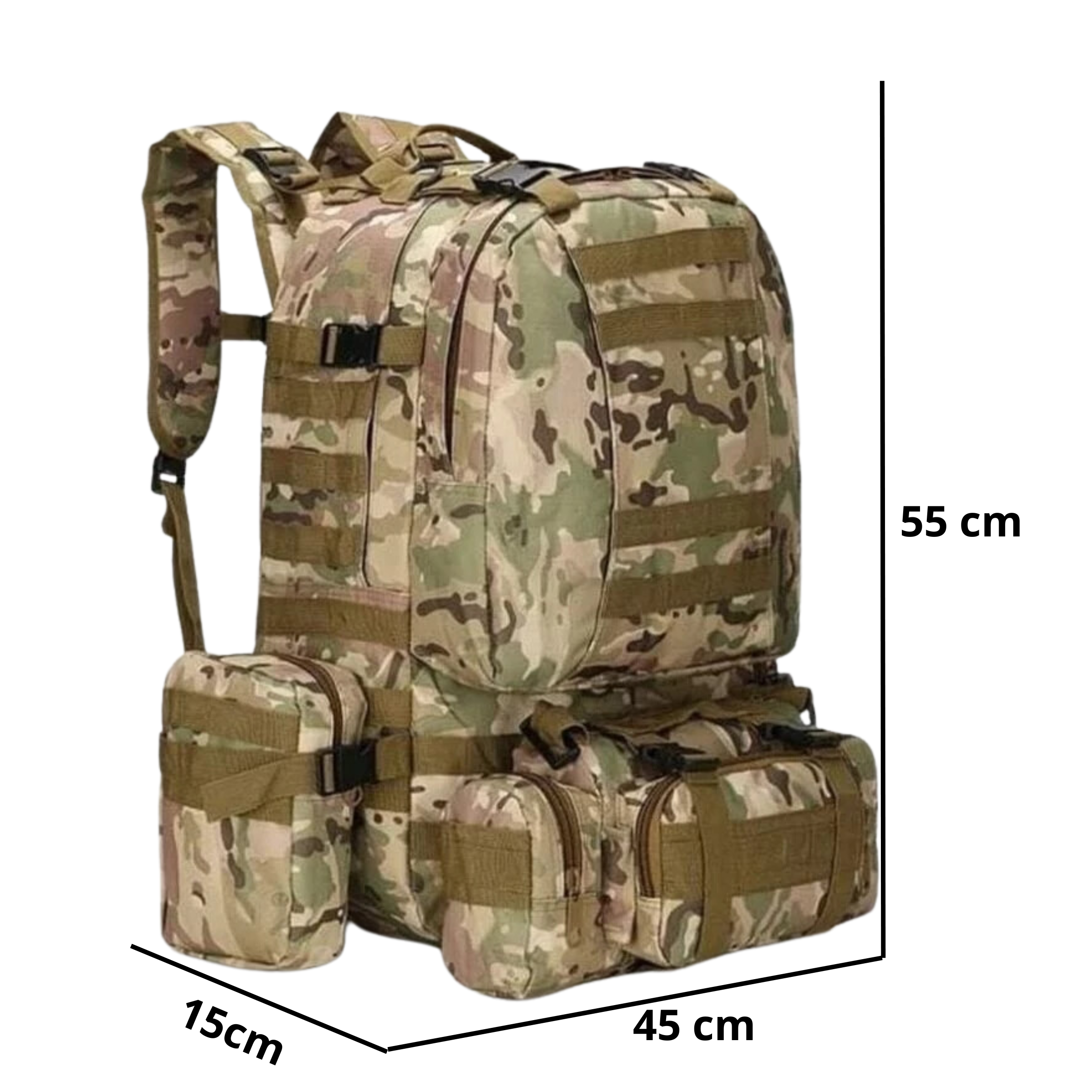 Mochila Militar Armor 65 Litros - Desert