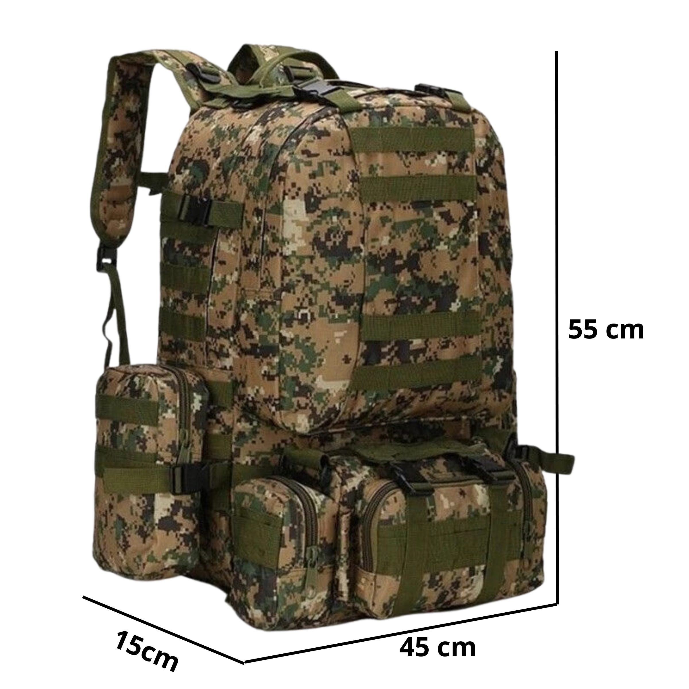 Mochila Militar Armor 65 Litros - Jungle