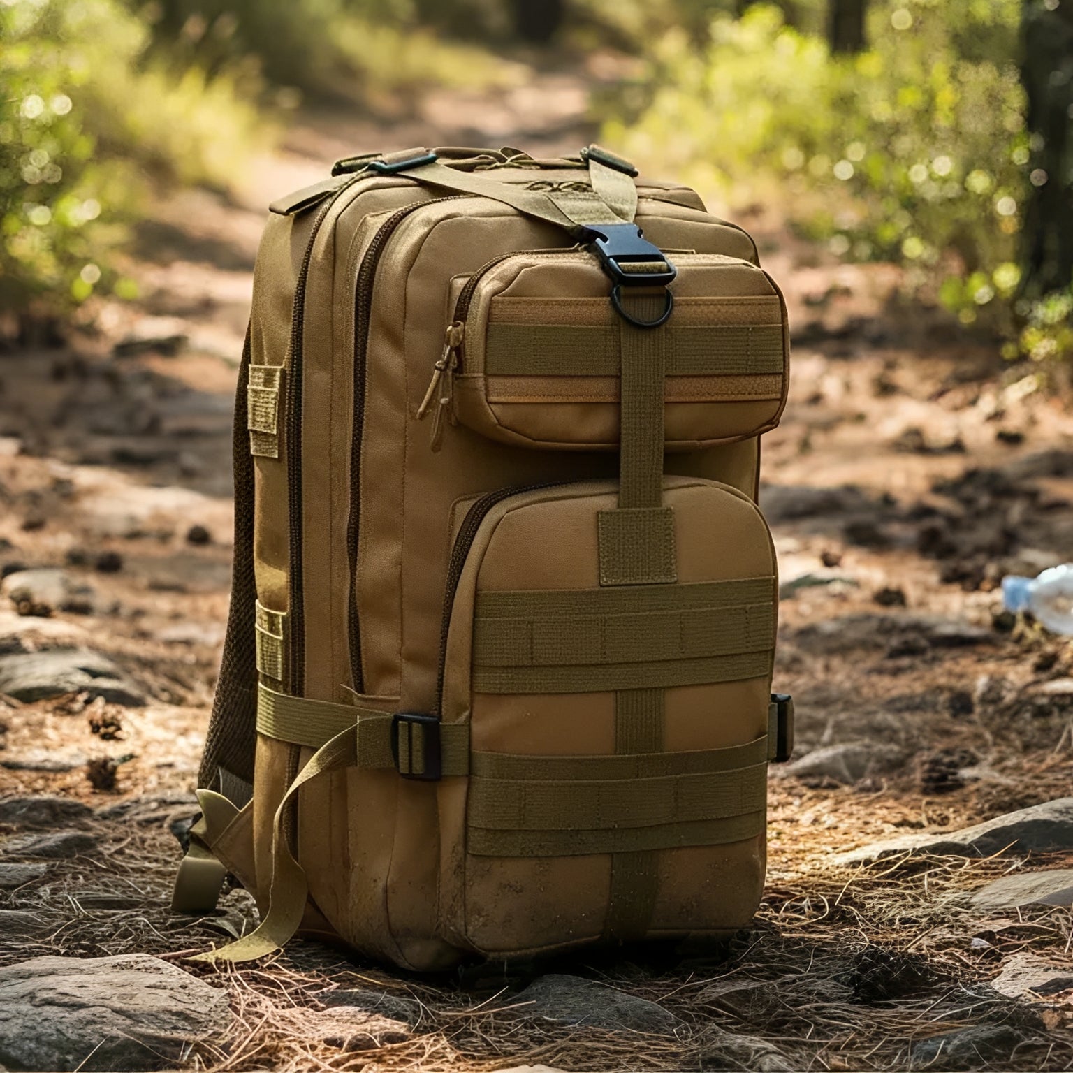 Mochila Tática 30 Litros Outdoor® - Cáqui