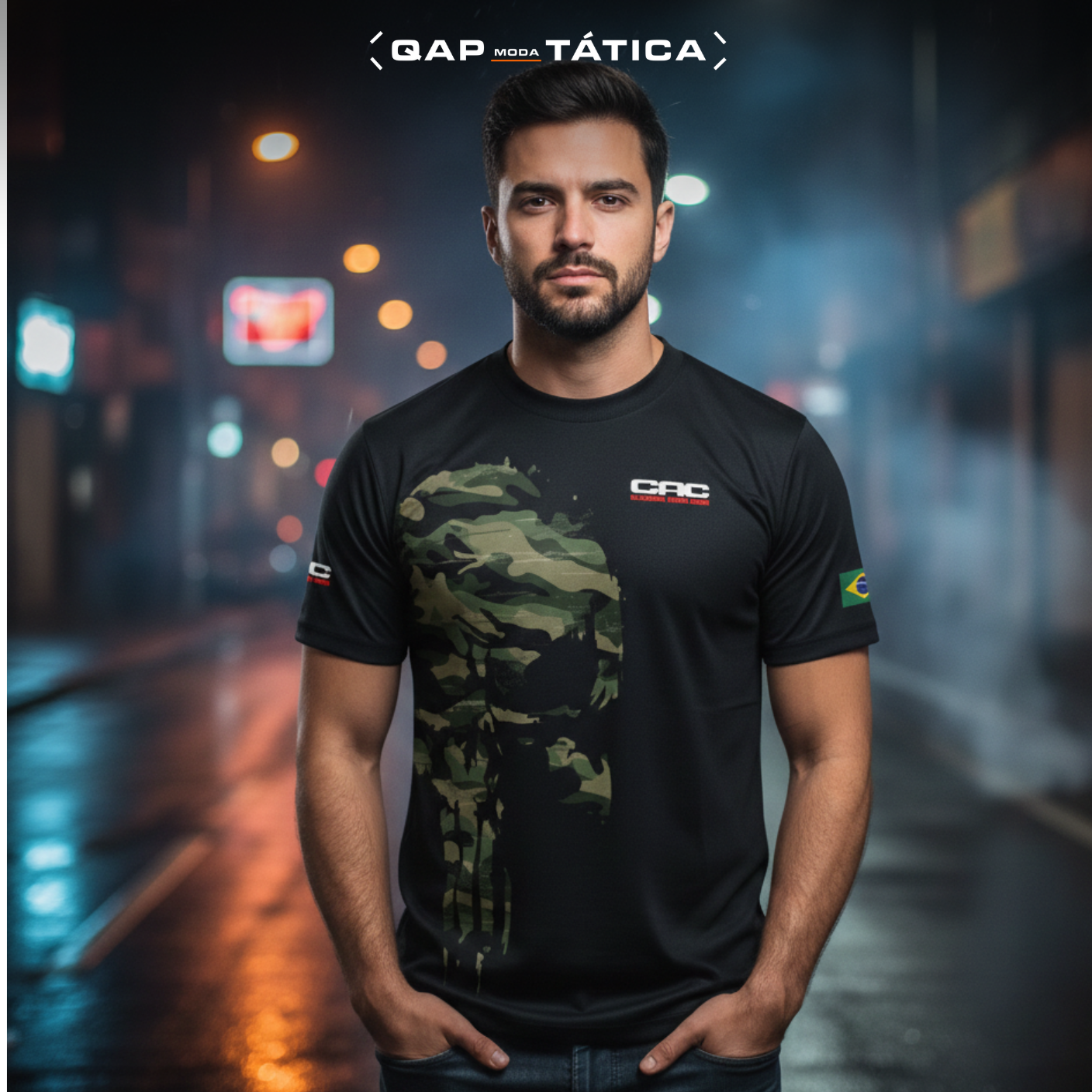 Camiseta CAC - Caveira