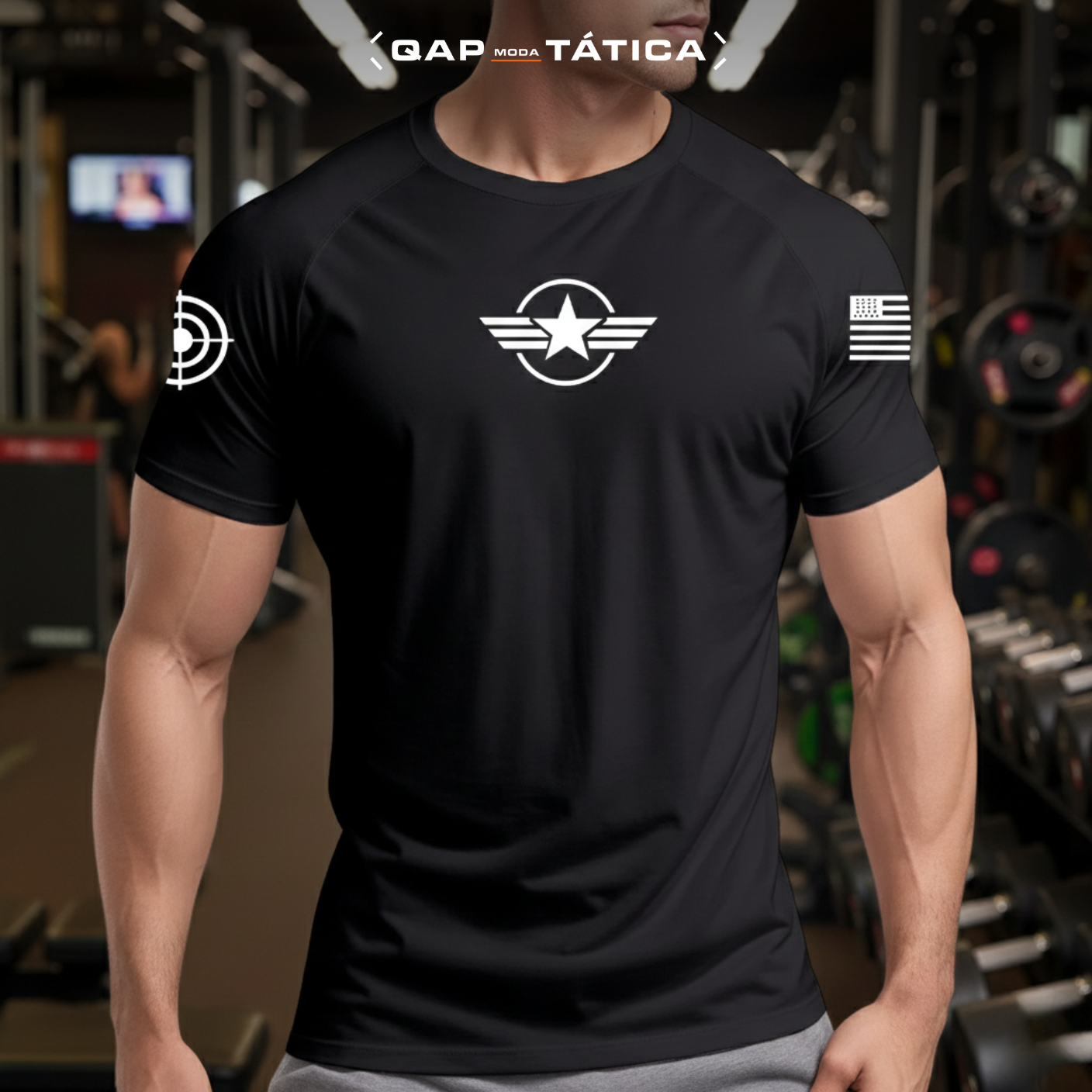 Camiseta Dry Fit Estrela Militar
