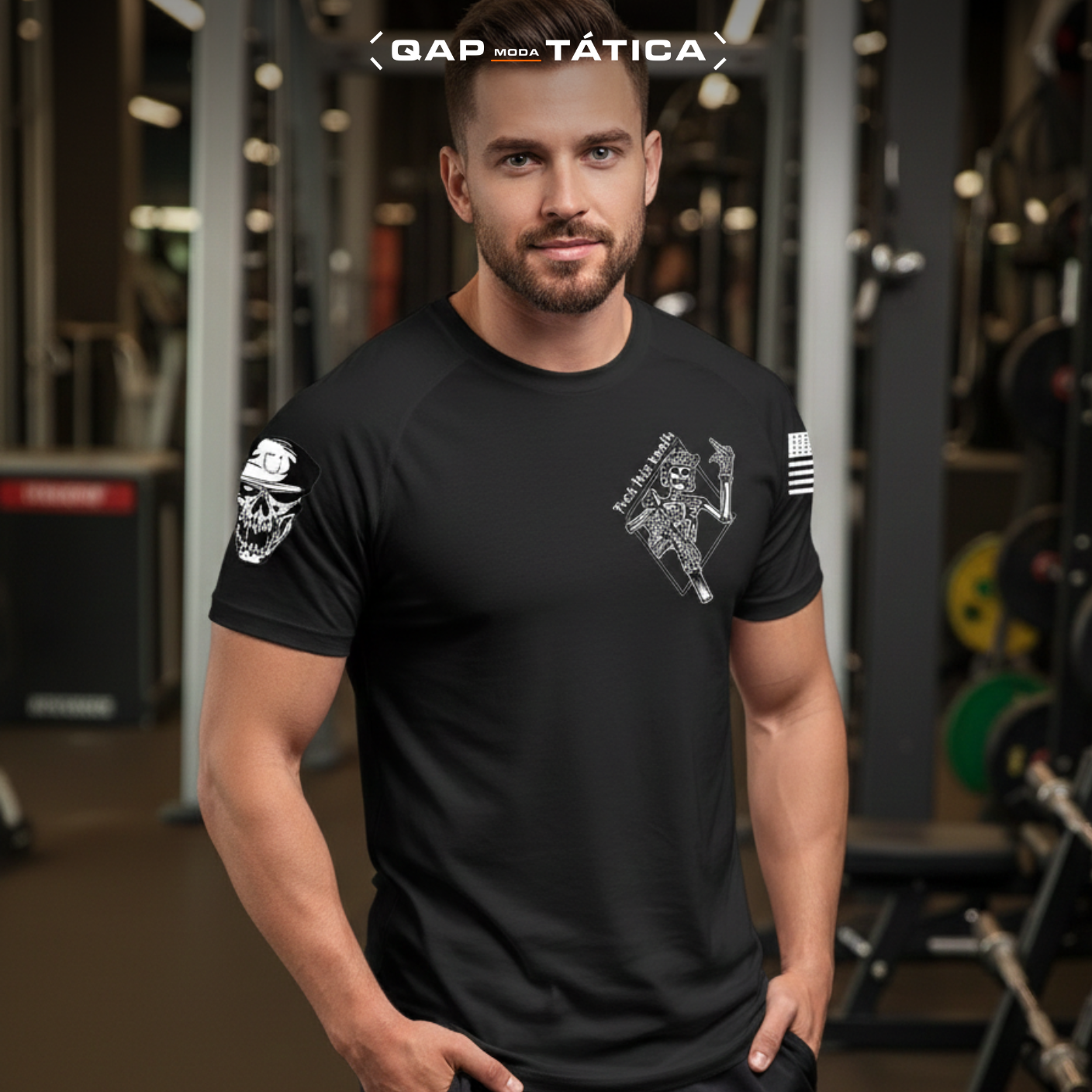 Camiseta Dry Fit Caveira Ranger
