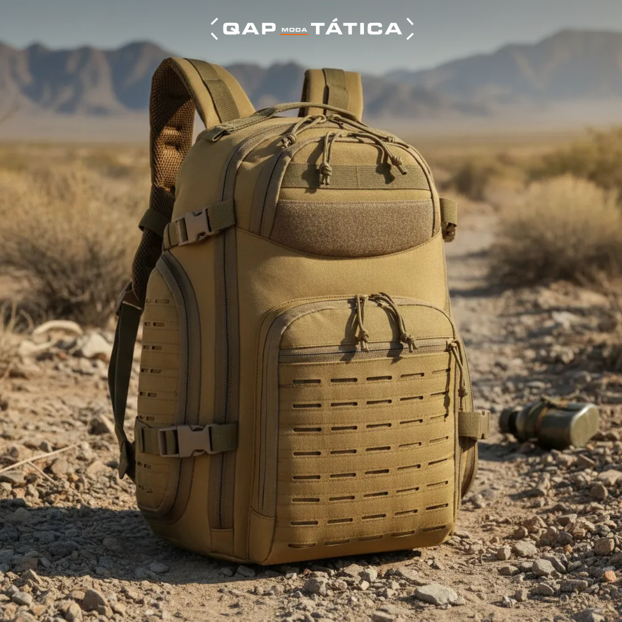 Mochila Tática 45 Litros Falcon® - Cáqui