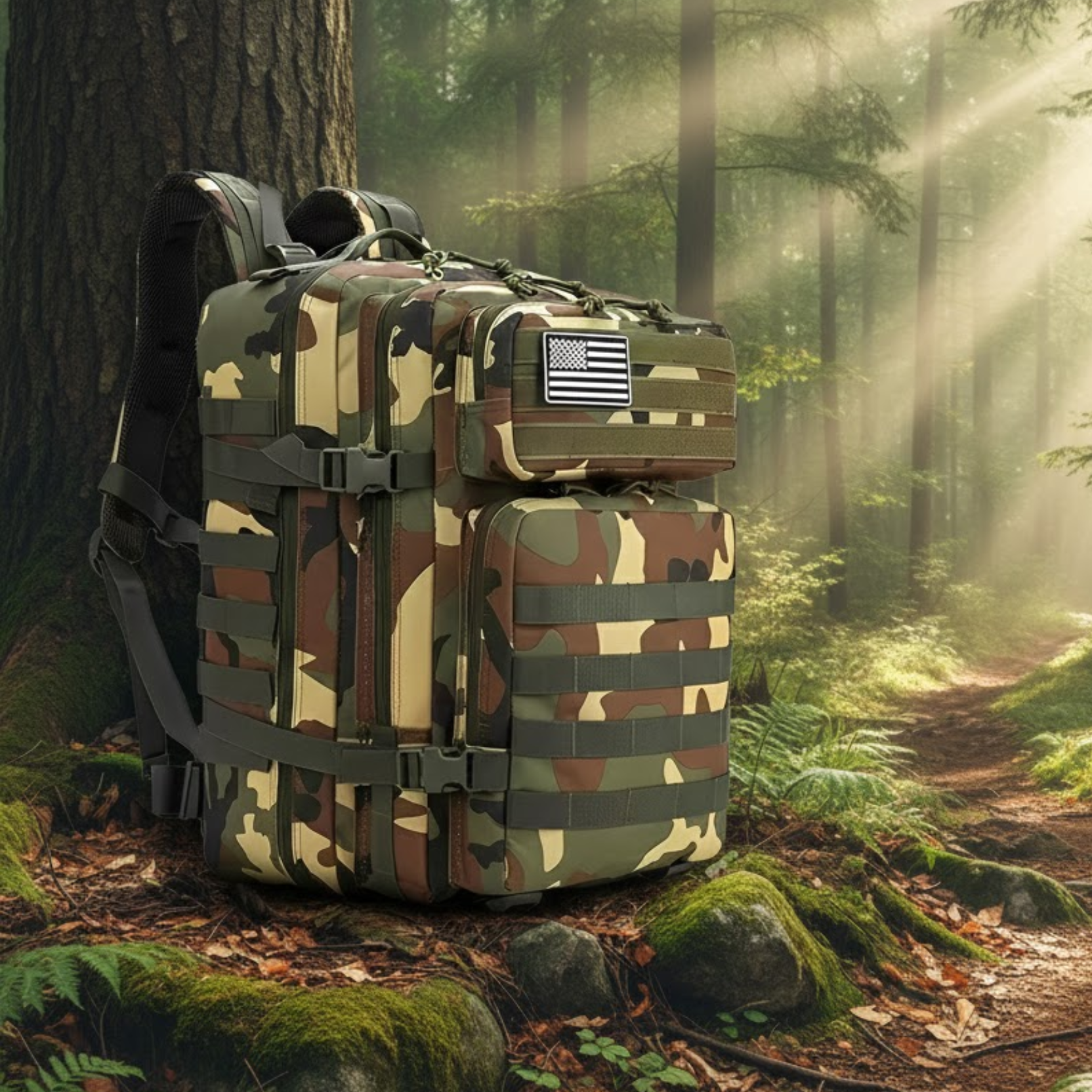 Mochila Tática Outdoor® 50 Litros - Army