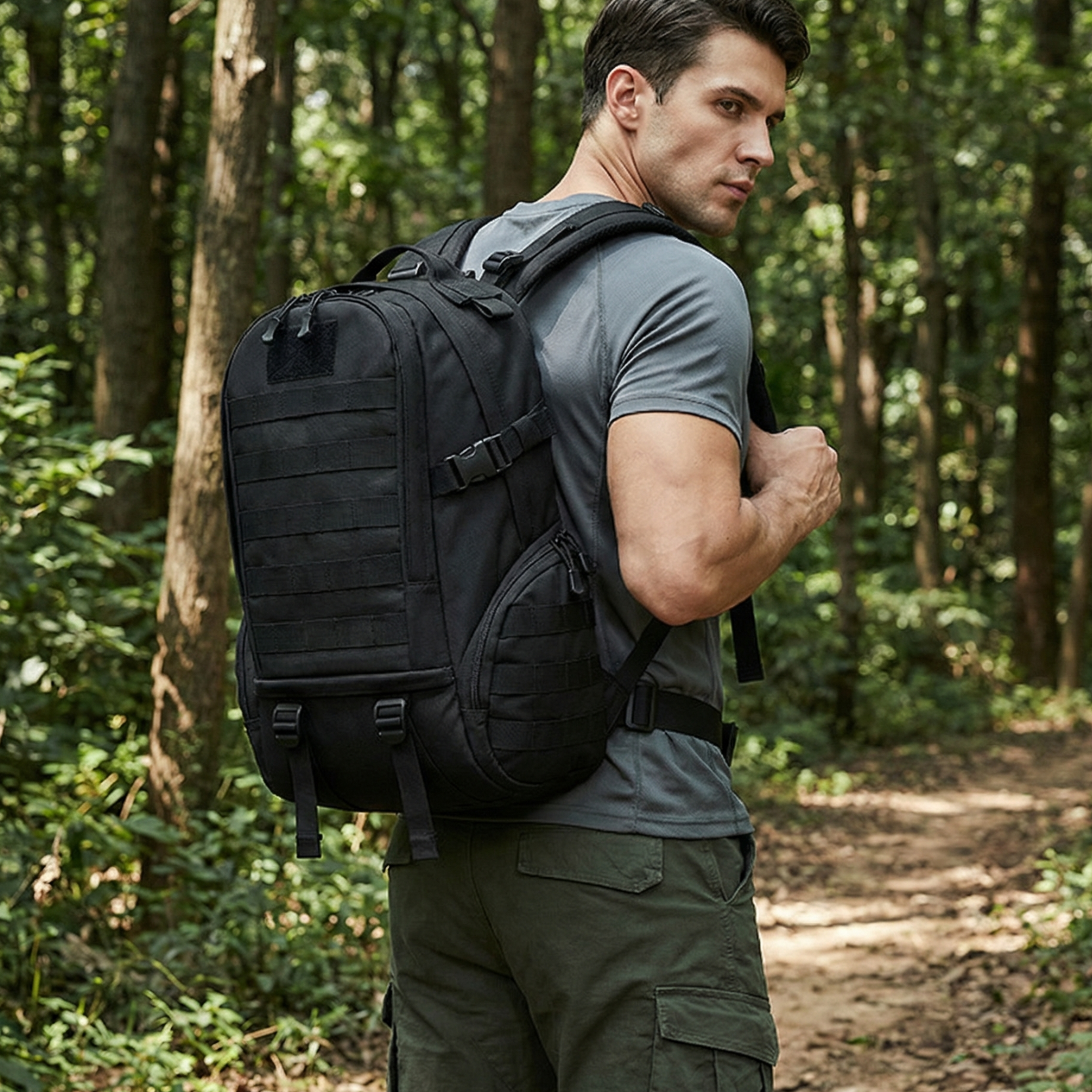 Mochila Tática Hornet® - Preta