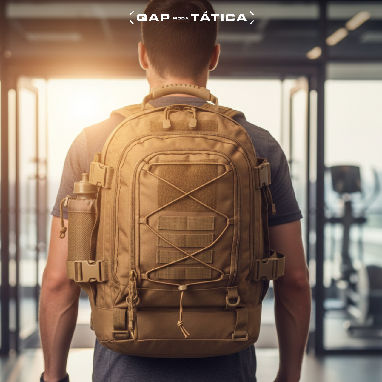 Mochila 40L > 60L Combat® - Cáqui