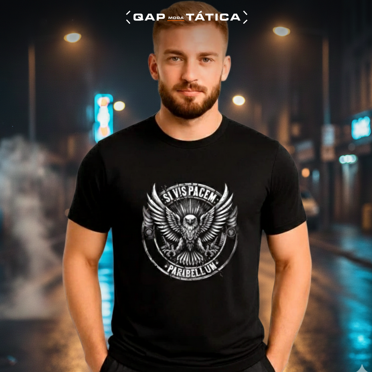 Camiseta Masculina "Si Vis Pacem, ParaBellum"