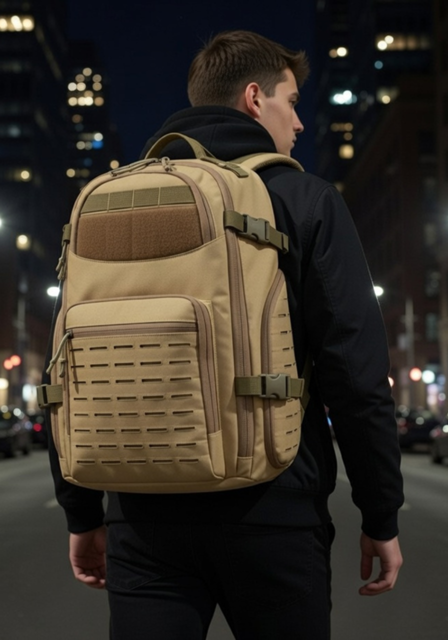 Mochila Tática Falcon® 45 Litros - Cáqui