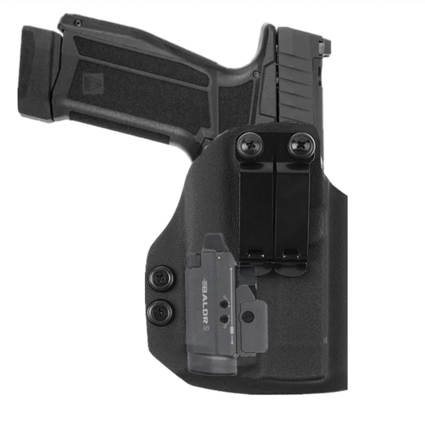 Coldre Velado Kydex Arex Delta M Gen 2 com Lanterna - Destro